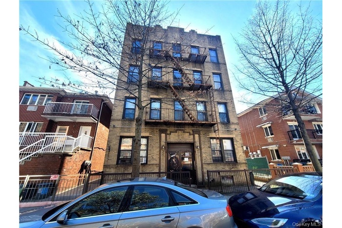 View of solid brick building exterior