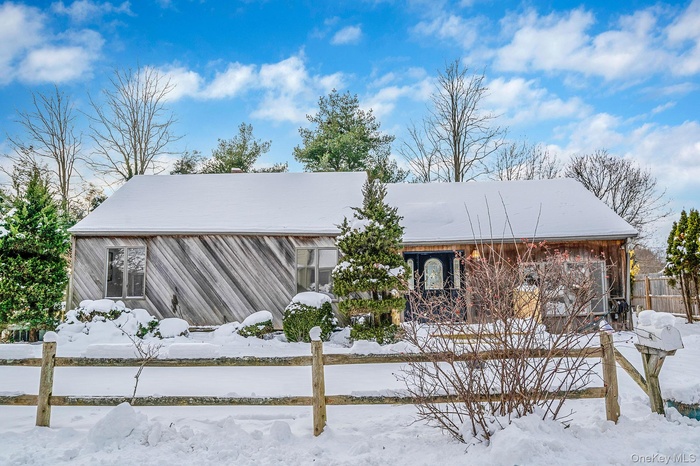 View of snowy exterior