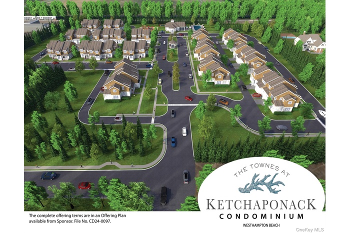 Aerial view of residential area