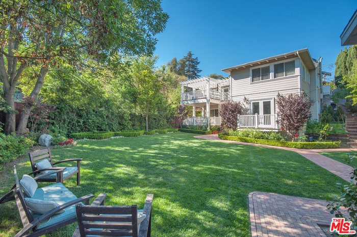 Unique park-like backyard