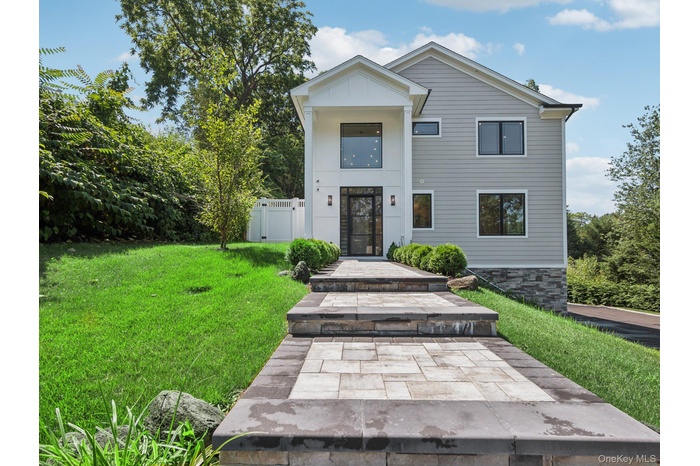 View of contemporary house
