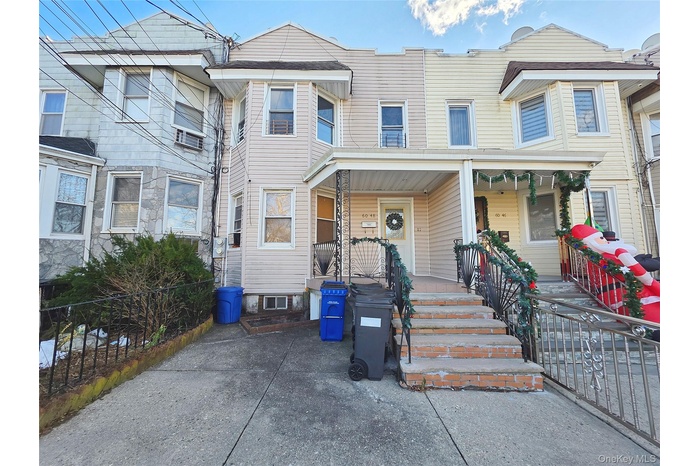 View of front of home featuring covered porch