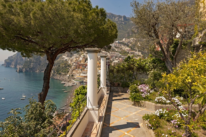 private terrace to Positano