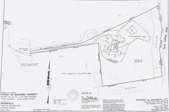 Survey map / technical document