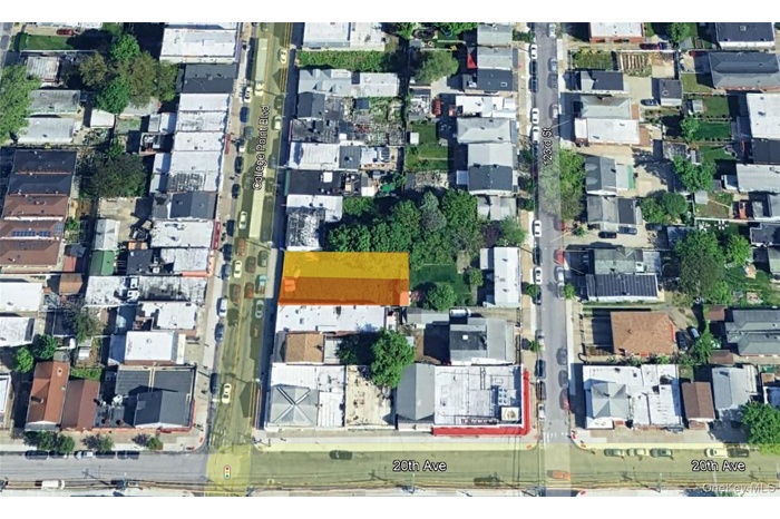 Aerial map of property and surrounding area