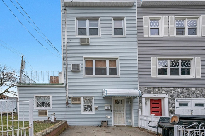 Front of home- Semi attached corner property