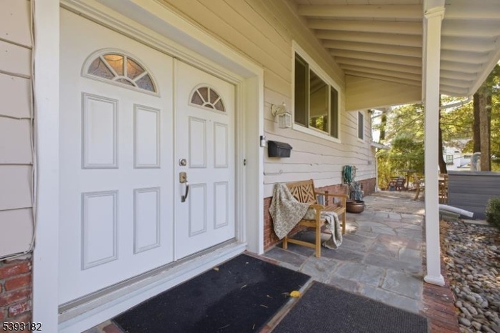 Front entry and patio