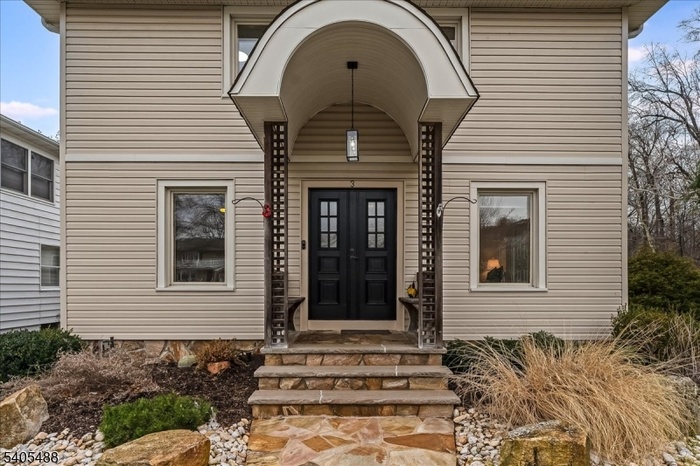 Gorgeous stone entryway