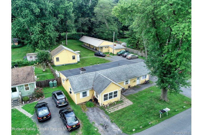 View from above of property