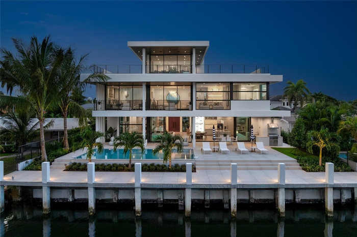 80ft. deep water on a wide canal with no fixed bridges. Minutes to the ocean. This newly completed modern masterpiece is more than a home-it is a life