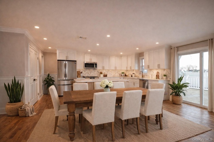 Virtually Staged Dining Area