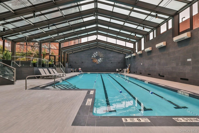 Olympic size heatedindoor enclosed pool/jacuzzi