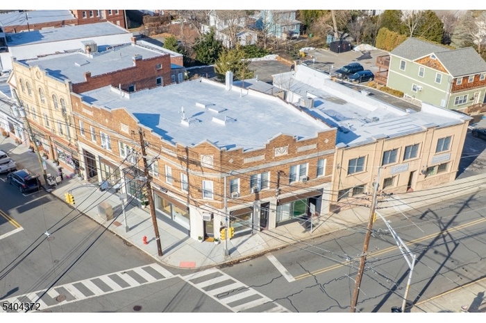 Front of building corner lot