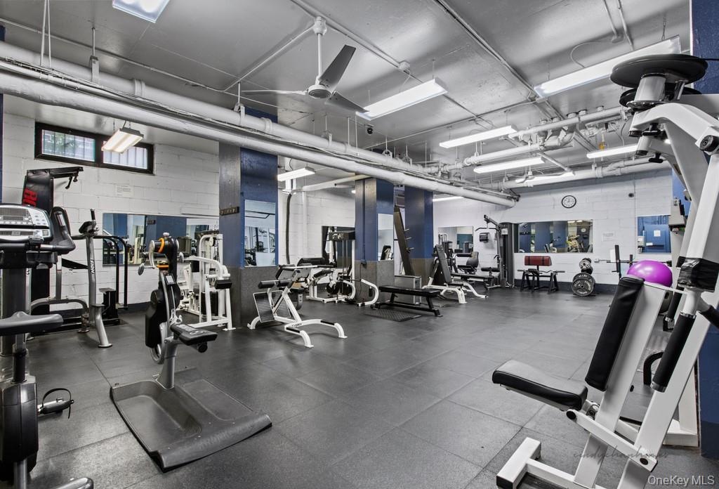 View of workout area