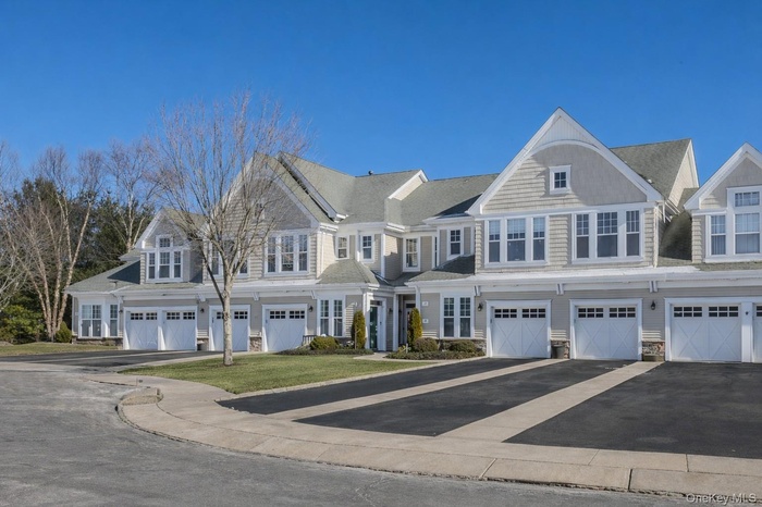 Front of structure with extra long driveway