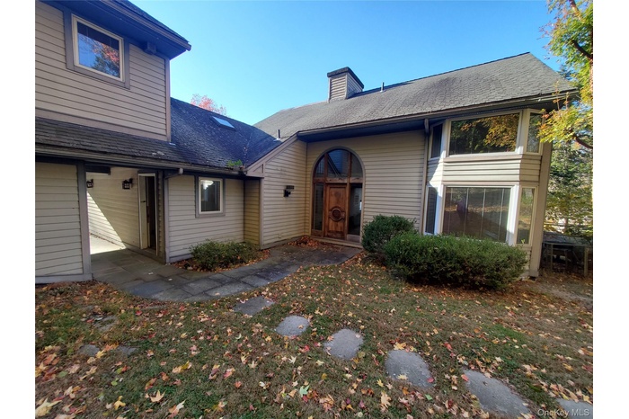 Front entrance of house