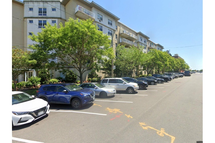 View of uncovered parking lot