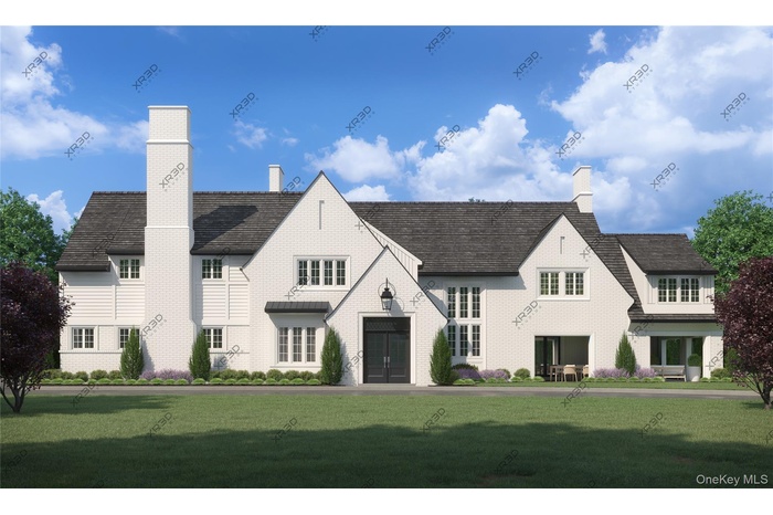 View of front of proposed house to be built