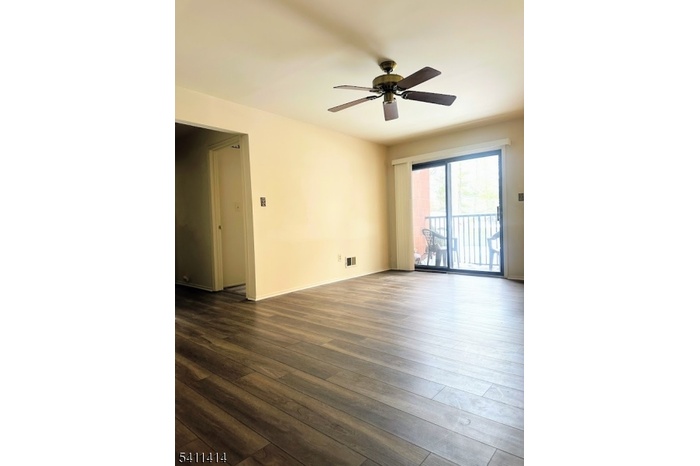 Living room with private Patio