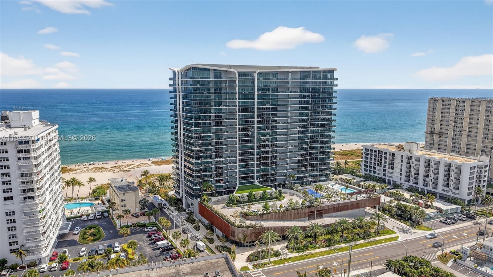 Spectacular Architecture and Design in this New Construction 2025-26 Built Luxury Oceanfront Building. Casamar is modern coastal architecture done rig