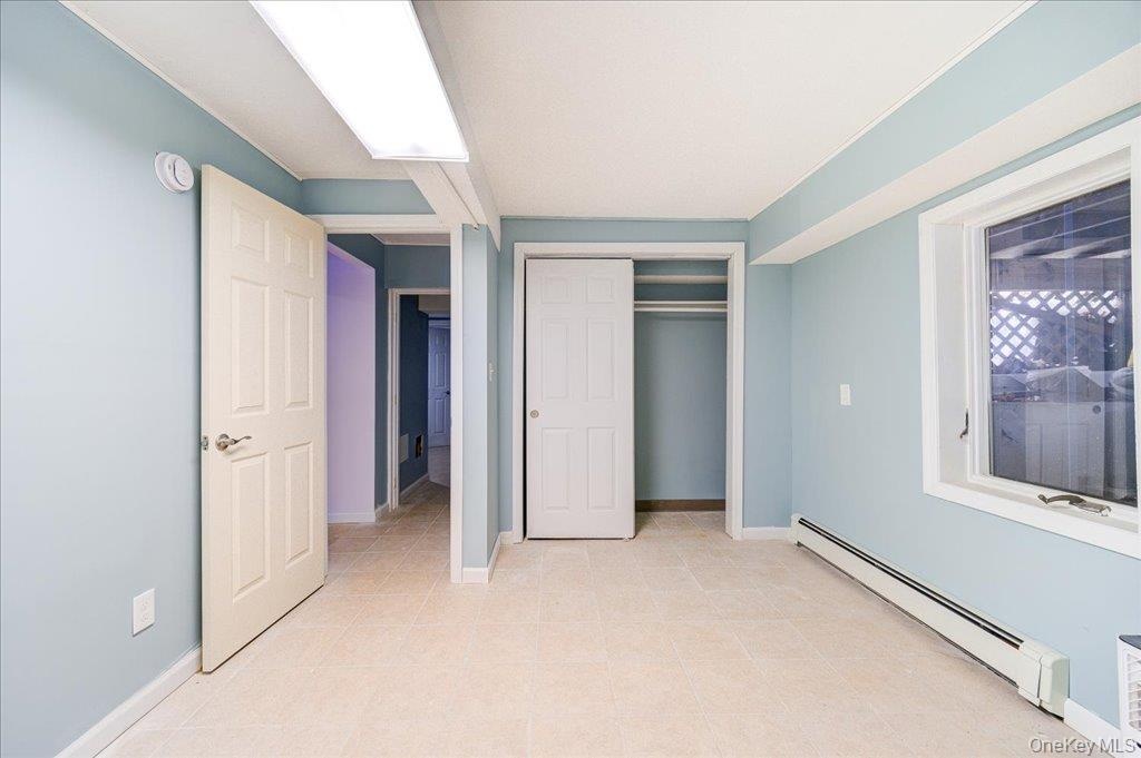 Bedroom 1 in the basement