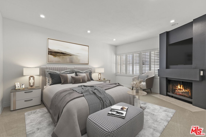 Virtually Staged. Fire in fire