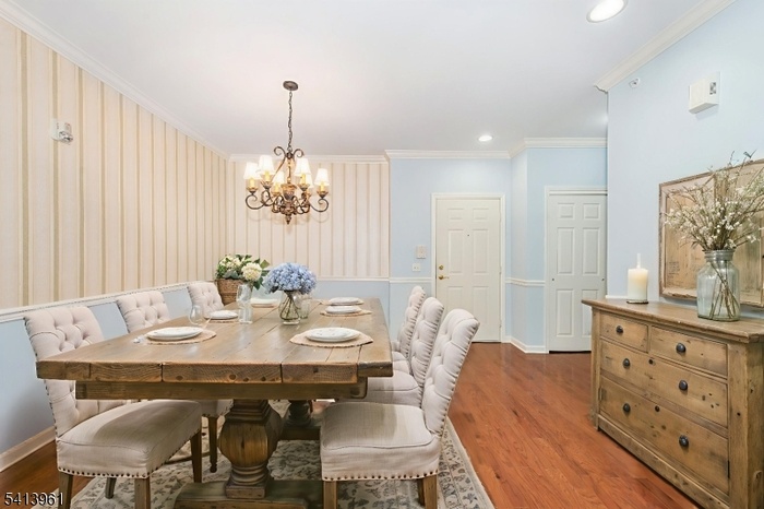 FORMAL DINING ROOM STAGED