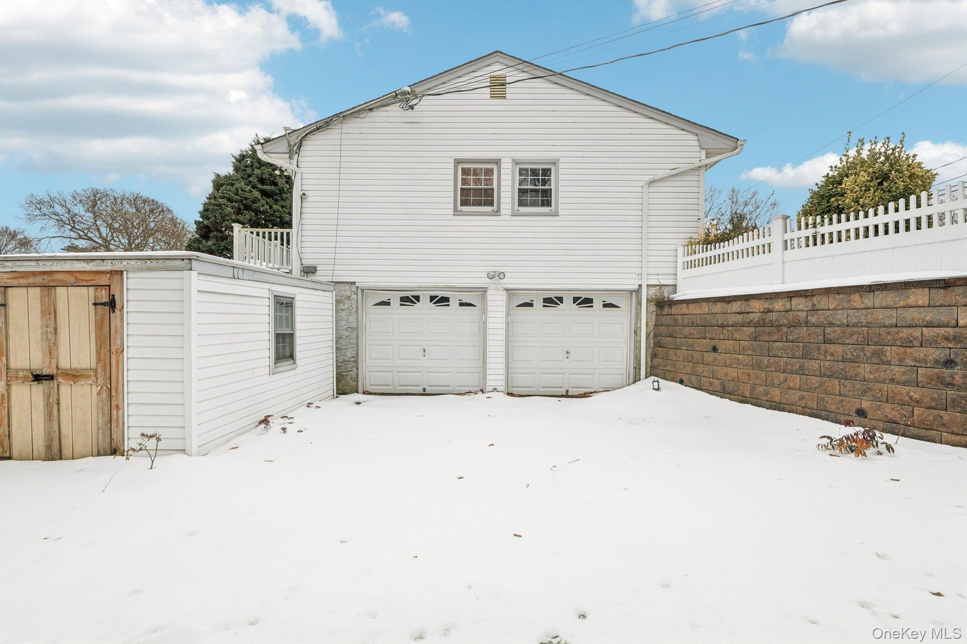 Two Car garage and Shed