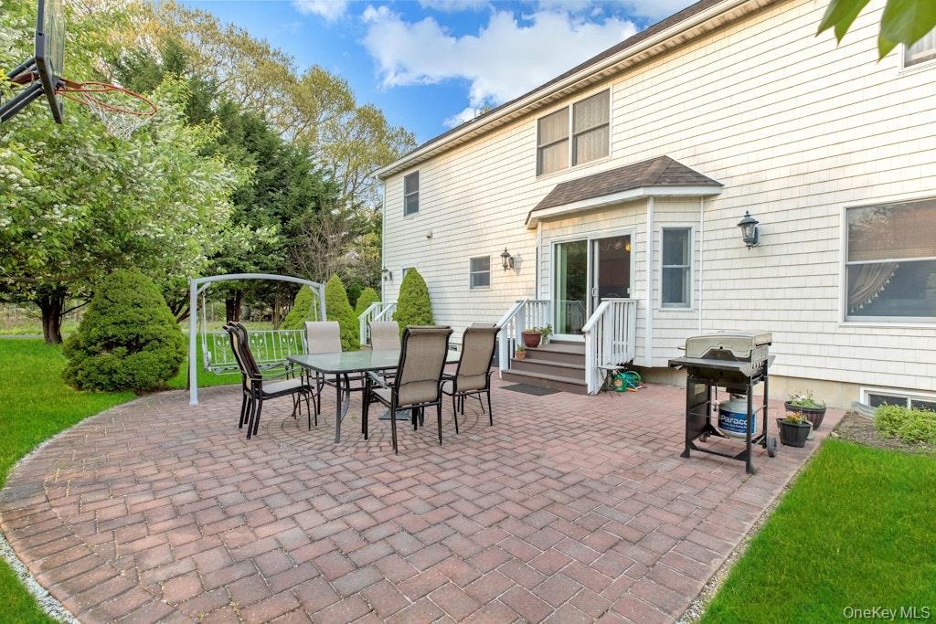 Rear patio