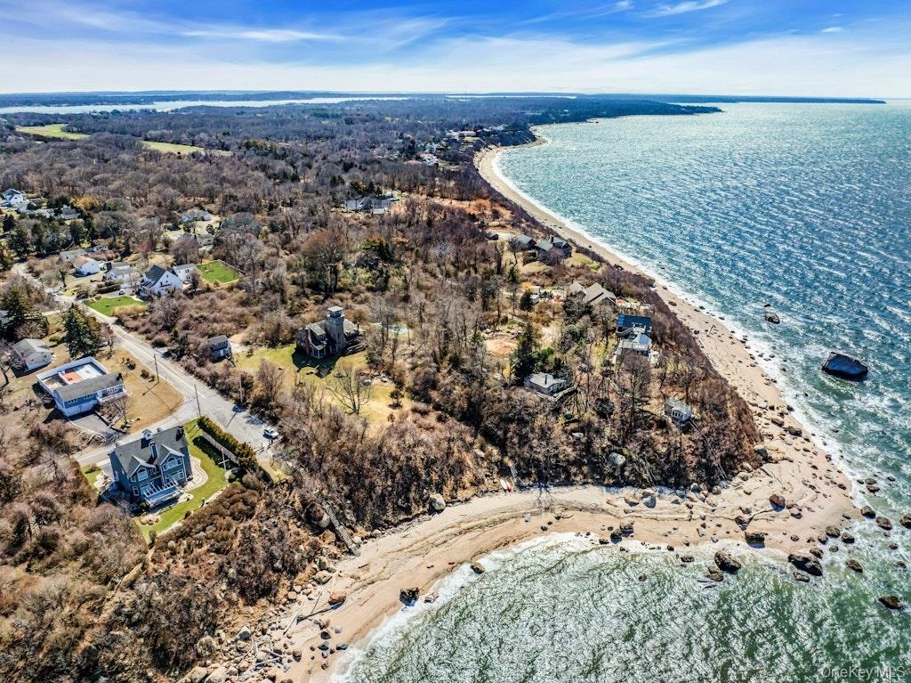 Aerial view of beach