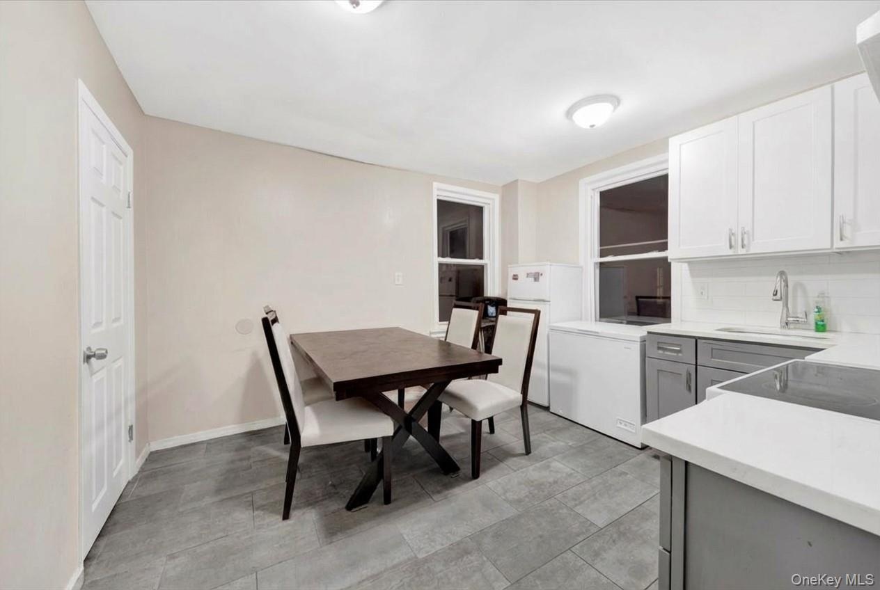 Dining area featuring baseboards