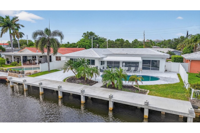Nestled in Fort Lauderdale’s prestigious Lake Estates neighborhood, this home is perfect for the boating enthusiast! With a brand-new pool, marble poo