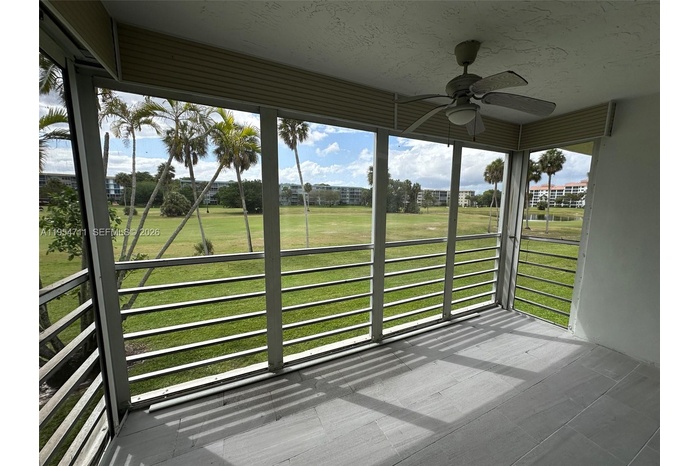 Beautiful and serene golf course views from private screened patio