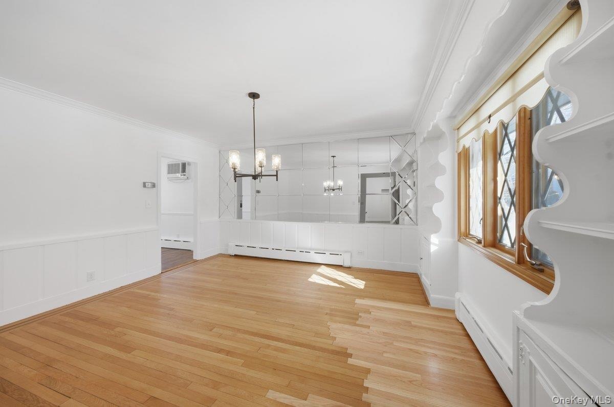 Refinished original hardwood oak flooring, new light fixture
