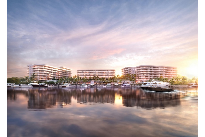 Aerial view from Intracoastal Waterway