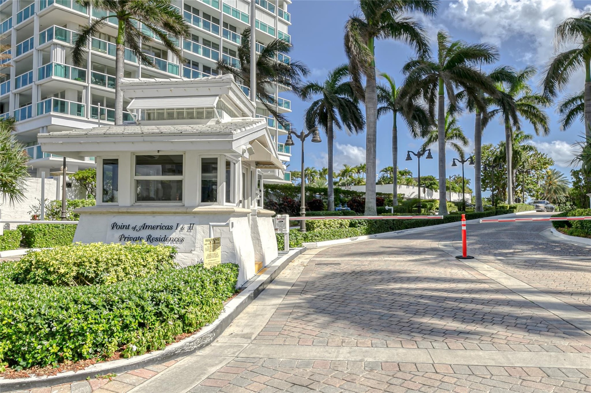 Security Gatehouse At Entrance To Point Of Americas
