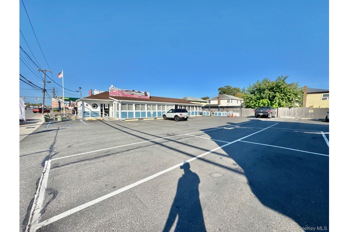 View of uncovered parking lot