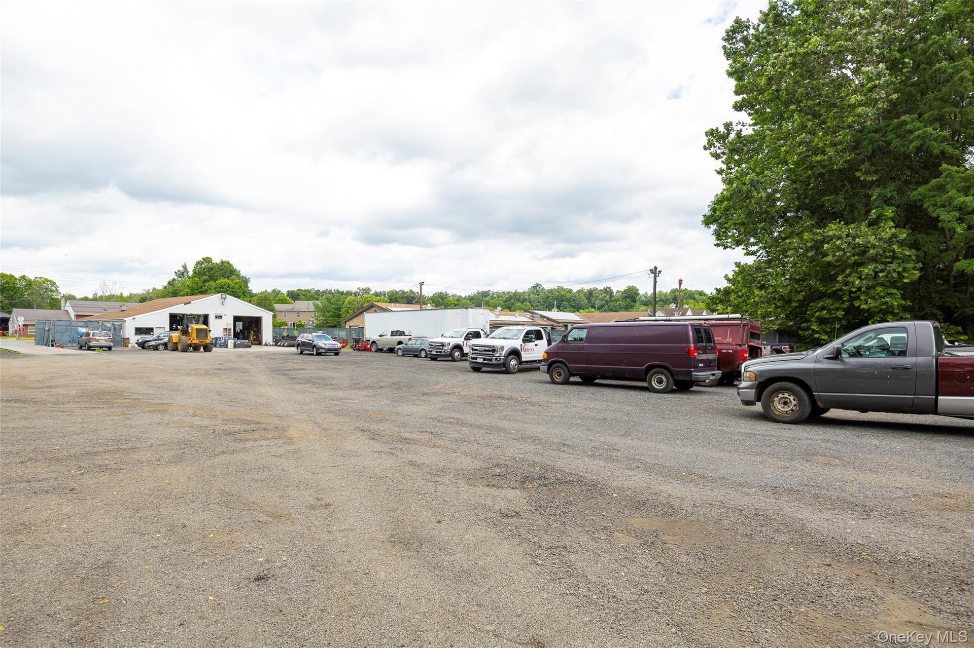 View of uncovered parking lot