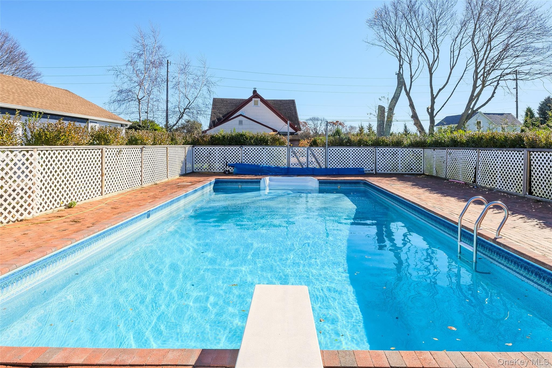 View of pool