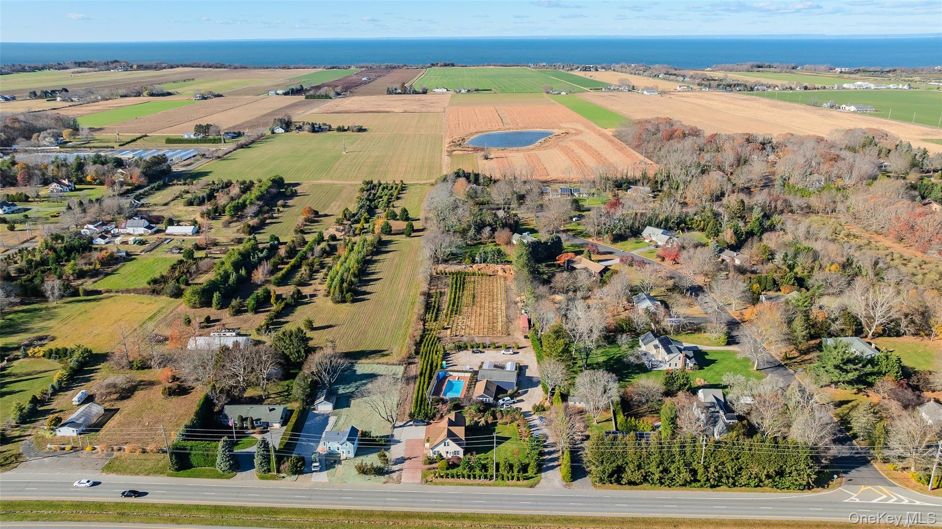 View of property location featuring rural landscape and farmland