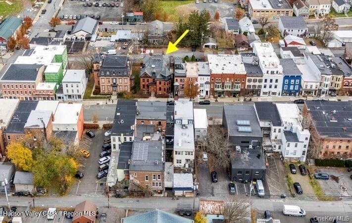Aerial view of property's location