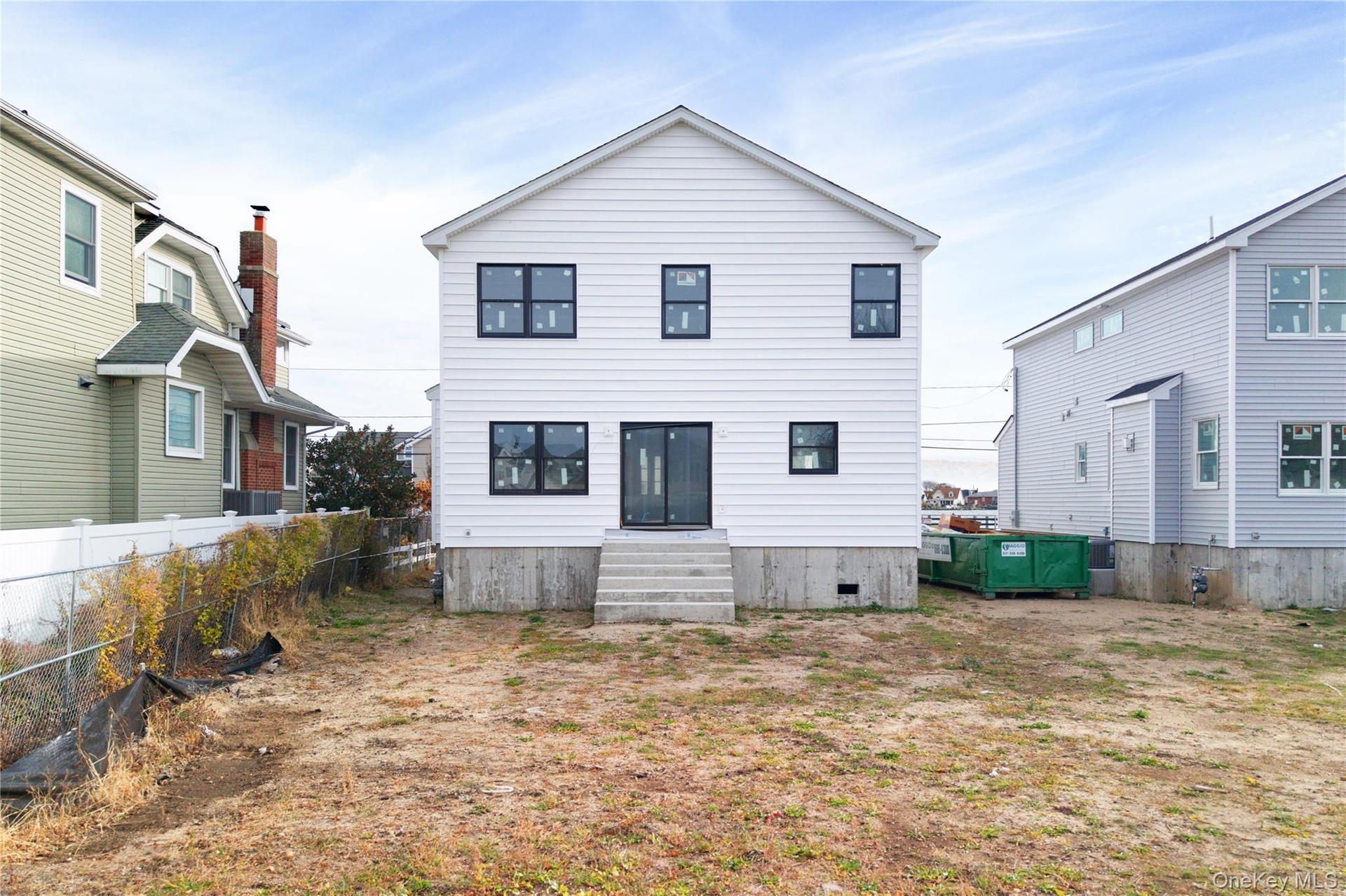 Rear view of house