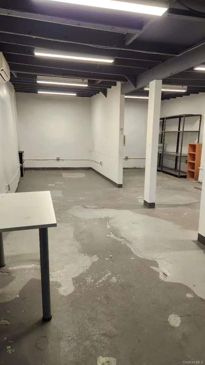 View of unfinished basement