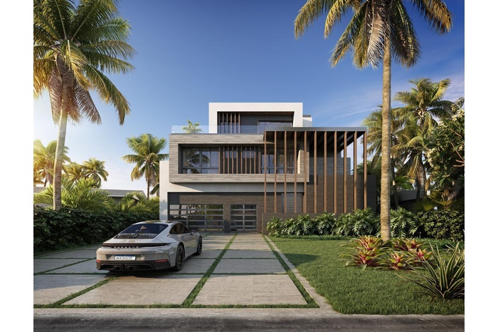 Front rendering of planned build.