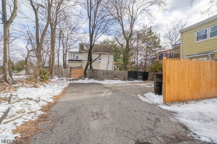 Exterior driveway and rear