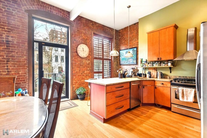 Duplex Parlor Kitchen and Deck