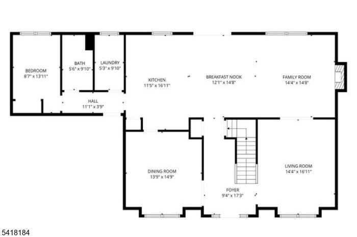 main level floor plan