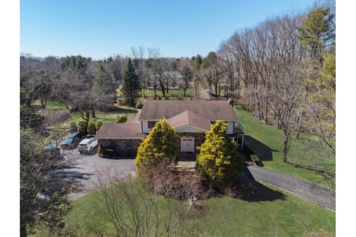 View from above of property