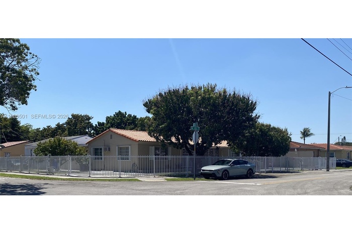 The front doors face North