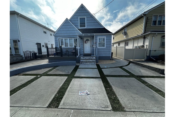 View of front of home with a porch